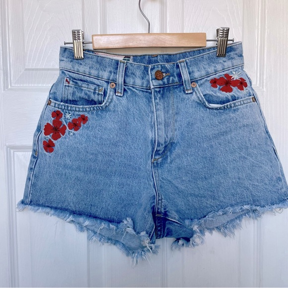 Marine Layer Embroidered Denim Short - Picture 1 of 5